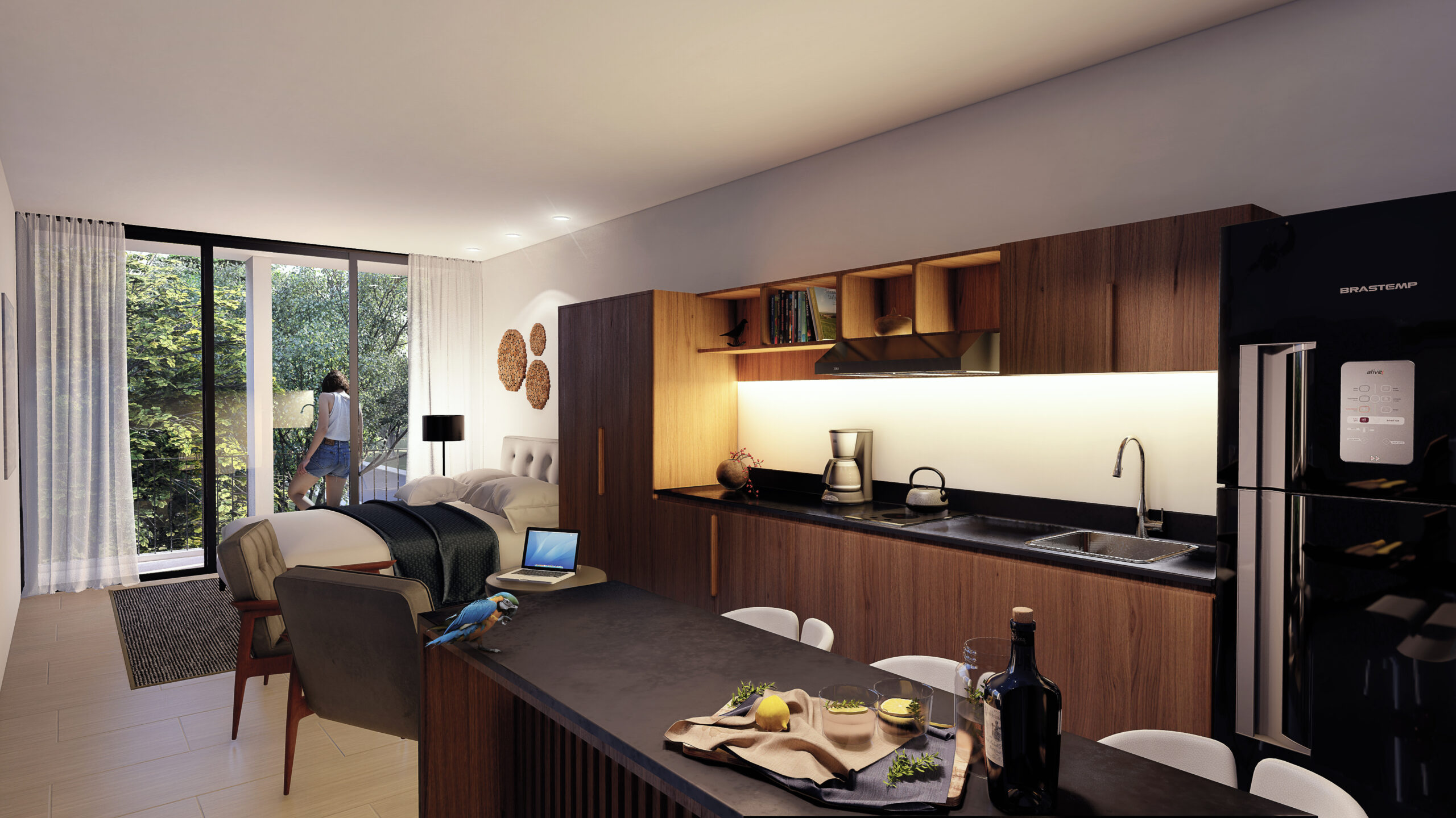 departamento estudio playa del carmen